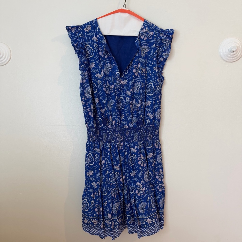Vineyard Vines Royal Blue Floral Dress